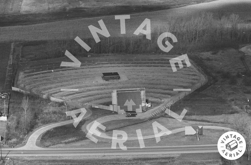M-53 Drive-In Theatre - Vintage Aerial (newer photo)